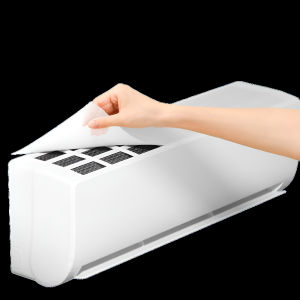 Universal Air Conditioner Filter Pad Dustproof Intake Filter Washable Reusable Cut to Size Home AC Unit Replacement Filter