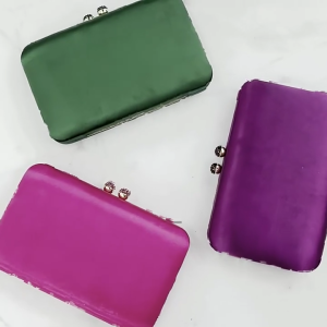 Beautiful for Rhinestone Evening Bag Hard Box Clutch Crossbody Bag All-match Messenger Bag for Evening Party Dating