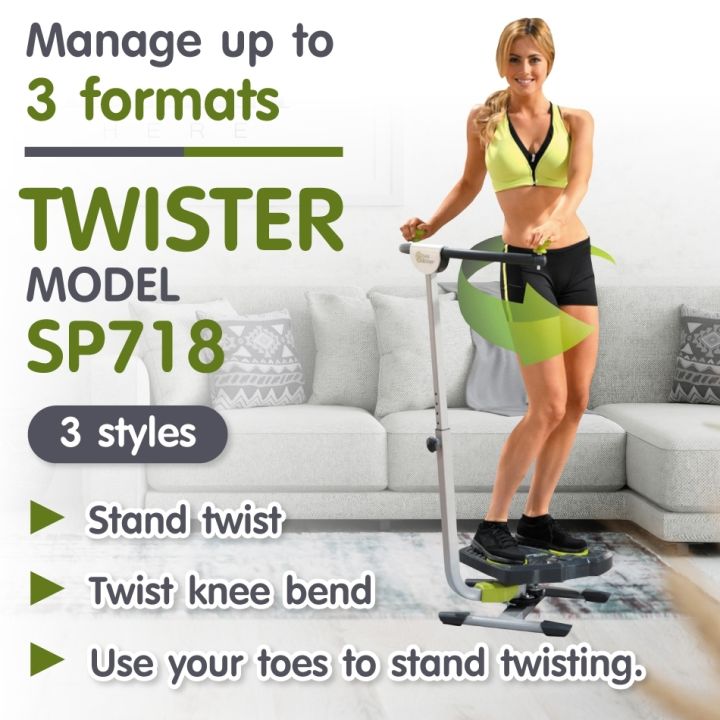 MERACH Hüfttwister Mit Widerstandsbändern - Geräuschloses Bauchtraining