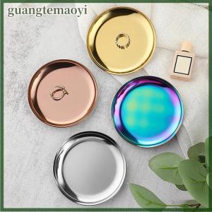 guangtemaoyi Ánh Sáng Sang Trọng Phong Cách Kim Loại Trang Sức Khay Thép Không Gỉ Lưu Trữ Khay Ký Túc Xá Mỹ Phẩm Trang Sức Tấm Trang Trí