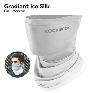 ROCKBROS Khẩu Trang Chống Tia UV Khăn Đạp Xe Vải Viscose Thoáng Khí Băng Đô Tập Gym Nhanh Khô Thoải Mái Khăn Trùm Cổ Câu Cá Đa Năng