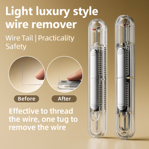 Elderly Helper 2 In 1 Needle Threader Seam Ripper Multi-Function Thread Remover Needle Threading Tool Household Sewing Accessories 二合一穿针器