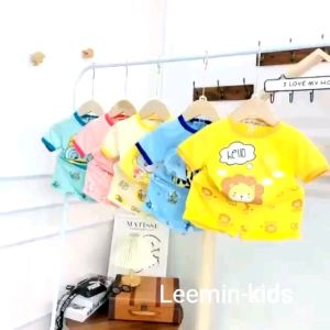 (7-17kg) Bộ thun lạnh cộc tay Minky Mom Loại 1 thoáng mát thấm hút mồ hôi cho bé trai bé gái mặc hè
