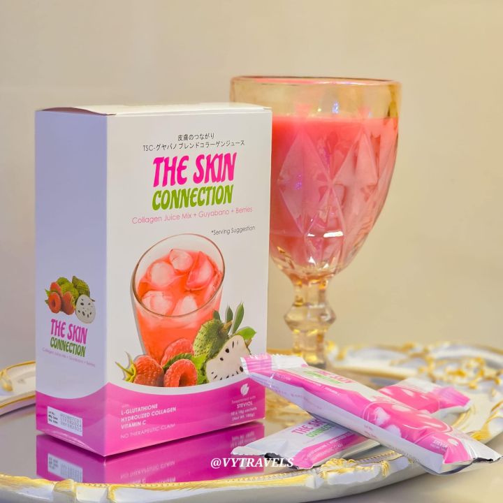 Best Seller SKIN CONNECTIONS GUYABANO DRINK (18g x 10 Sachets) Collagen