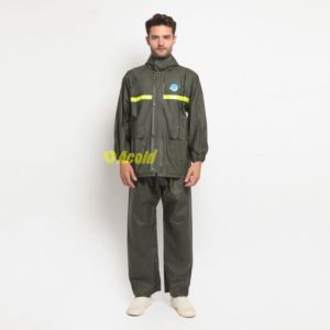 Jas Hujan ACOLD RHINO Mantel Setelan Jaket Celana Dewasa Bahan Kuat Dan Tebal