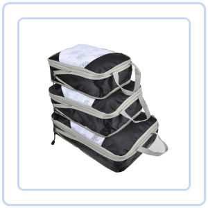 【COZYCASA】3 Pieces Packing Cubes Set Travel Luggage Packing Organizer Travel Compression Suitcase Bags