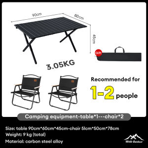 camping table camping chair folding table aluminum alloy portable foldable multi-purpose table outdoor indoor camping equipment