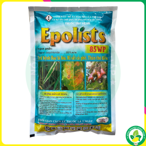 Thuốc Trừ Bệnh EPOLISTS 85WP – Trừ bệnh Bạc lá lúa Rỉ sắt cà phê Thán thư điều (Gói 500g)
