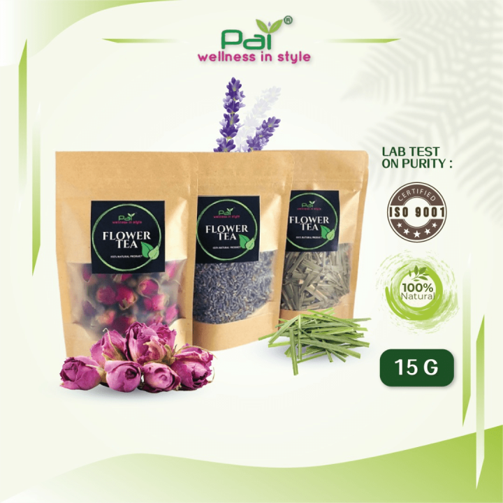 Premium Grade Rose Lavender Lemongrass Chrysanthemum Butterfly pea ...