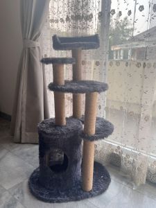 Miaw Cakaran Kucing Cat Scratcher Cat Tree Pohon Kucing Cat Condo Mainan Garukan Kucing