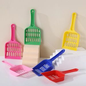 EGG Pet Cat Litter Shovel Candy Color random pet poop scoop shovel Cat scoop shovel Excrement Picker