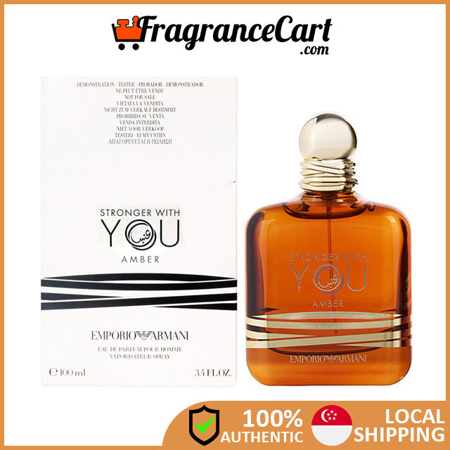 Emporio Armani Stronger With You Amber EDP for Men (100ml Tester