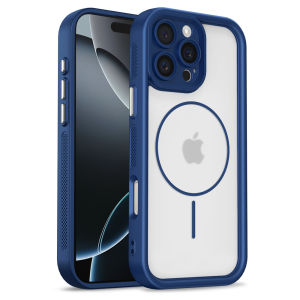 Cooling Frame Magnetic For Magsafe Clear Phone Case For iPhone 15 16 17 Pro Max Air 14 Plus 13 12 11 Wireless Charging Cover
