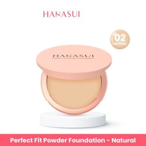 Hanasui Perfect Fit Powder Foundation - Tersedia 5 Shades - Bedak Padat - Longlasting - Bedak Hanasui - Virgo Shoop