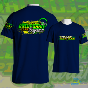 KAOS KEJAR SETORAN Vol.2 (KERJAKU KELUYURAN TAPI BAYARAN) COTTON COMBED 24S (LEBIH TEBAL DARI 30S) ADEM NYAMAN DI PAKAI DAYA SERAP KERINGAT TINGGI