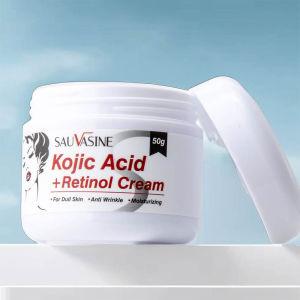 Axit Kojic Kem thoa mặt 50g Kem dưỡng ẩm chăm sóc da dưỡng ẩm làm trắng làm giảm nếp nhăn tông màu làm sáng da làm sáng đốm