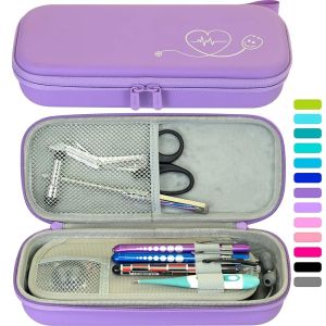 ButterFox Premium Stethoscope Case with Divider and ID Slot for 3M Littmann Classic III Cardiology IV Diagnostic and More Stethoscopes with Pocket for Nurse Accessories (Lavender Purple)