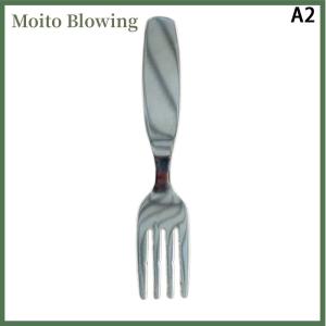 Moito Children Tableware Deepened Thickened Stainless Steel Childrens Spoon Eating Spoon Fork 304 Stainless Steel Childrens Fork