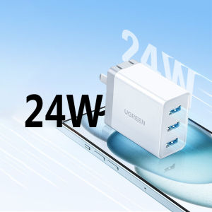 UGREEN 24W 34W Multi-port Charger 6.8A USB Charger Socket 4 Ports 3 Ports Folding Fast Charging Wall Charger