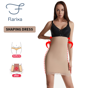 Flarixa  High-waisted tight-fitting skirts tummy-fitting and shaping skirts hip-lifting slimming underwear