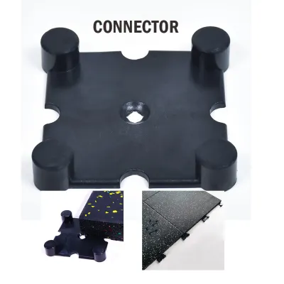 Rubber Floor Mat Dumbbell Cushioning Anti-collision Mat Big Size 50cm Sound Proof Gym Equipment