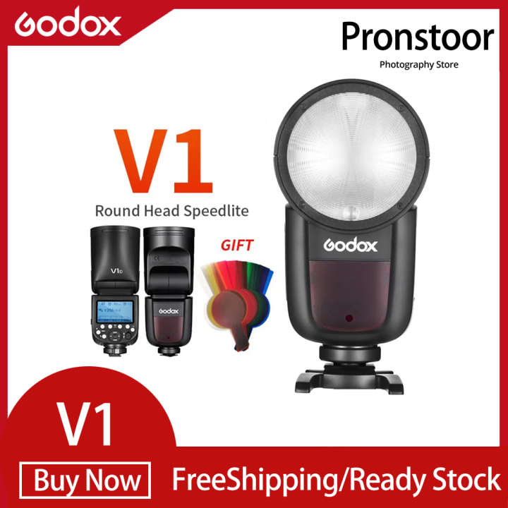 GODOX V1 PRO C 76Ws TTL Li-ion Round Head Speedlight Flash For Canon - Foto 11