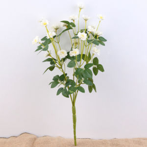 Houseeker 5 Dĩa Hoa Hồng Nhỏ Mô Phỏng Hoa Giả Trang Trí Nhà Đám Cưới