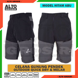 ALTOGROSIR celana pendek outdoor quickdry aimpro - Celana Pendek Pria Wanita Quick Dry Stretch - Celana Gunung Quick Dry