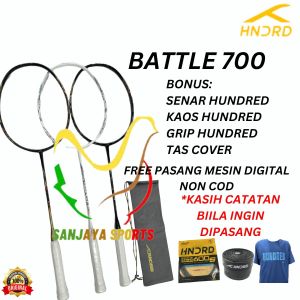 RAKET HUNDRED BADMINTON BULUTANGKIS BATTLE 700 BATTLE700