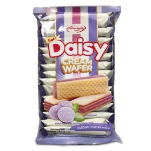 COMBO 16 GÓI BÁNH KEM XỐP GOLD DAISY HƯƠNG KHOAI MÔN 145G