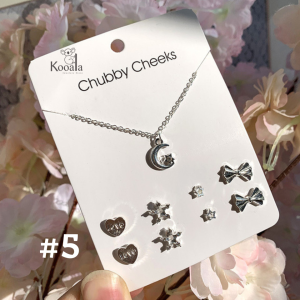 Kalung Anting Set Fashion Wanita Gaya Korea