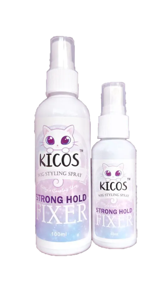 KICOS Extra Strong Hold Liquid Based Wig Fixer Hair Styling Spray