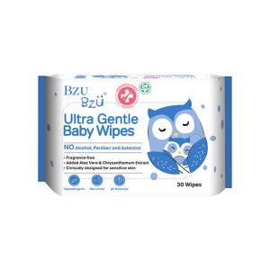 FREE🎁 with T&C | BZU BZU Ultra Gentle / Antibacterial Baby Wipes (30 Wipes)