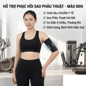 Gen Định Hình Bắp Tay Nữ - Thiết Kế Co Giãn 4 Chiều Thoáng Khí Hỗ Trợ Phục Hồi Vóc Dáng Sau Thẩm Mỹ Chuyên Dụng