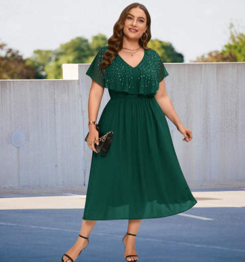 formal dress for plus size philippines Classy Women's Sparkling and Elegant Occasional Graduation Cinched Type Party gala plus size evening gowns