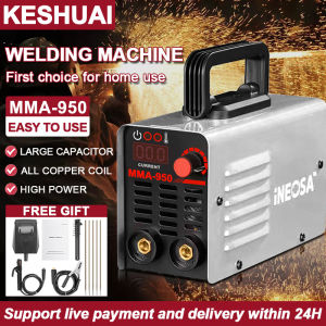 MIG Welding Machine Inverter Portable MIG-950 IGBT DC Gasless Welding Machine Home Mini Welding Machine MIG/MMA/TIG 3IN1 Portable Welding Unit Heavy Duty 220V High Quality Home Digital Display IGBT Technology Welding Machine Set Power Tools Welding Tools