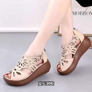 Sandals 2026 Summer WomenS Fashion Comfortable Roman Thick-Soled Flat Soft-Soled Breathable New Versatile Outdoor Wear