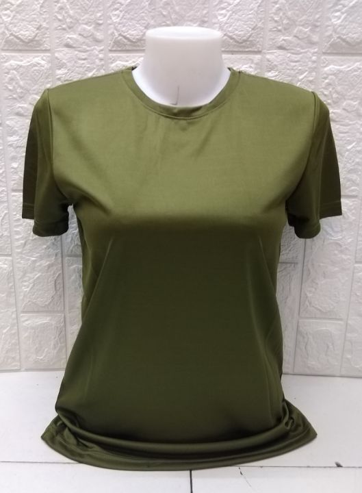 Active-Dry Fatigue/Army Green (XS) Dry-Fit T-Shirt for Unisex