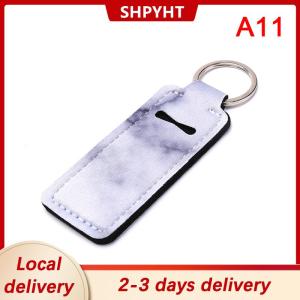 [COD] SHPYHT Local delivery Ship within 24 hours 1pcs Creative Keychain Portable Lipstick Cases Cover Balm Holders Keyring Gifts