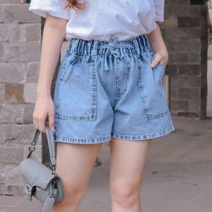 HOTPAN JEANS WANITA . celana pendek jeans snow - cod
