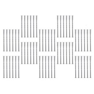 Nickel Plated Door Handle Screws & Sleeves Durable & Versatile Door Handle Fixing Screws & Sleeves 60pcs Set Durable