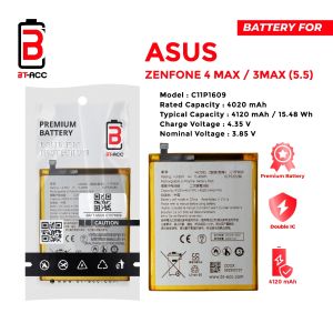 BT-ACC C11P1609 Baterai Batre Asus Zenfone 4 MAX/3 MAX 5.5