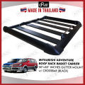 Mitsubishi Adventure Aerorack Roof Rack Carrier Car Basket 50"x38" Black Gutter Mount with Crossbar ( 313 ). 