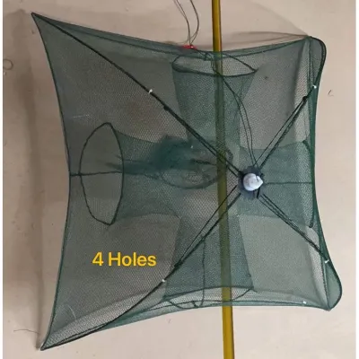 Bubu Payung Automatic Folding Fishing Net Shrimp Cage Nylon Crab Fish Trap Net (Jala Jaring Ikan Moden)