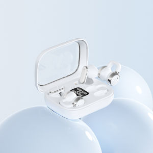 New Q10 Ear Clip ENC Noise Cancelling Couple Style Dual Ear Two-in-One Bluetooth Earphones