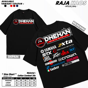 Kaos Dhehan Music Sound System Distro Bahan Katun Combed 30s Sablon Plastisol/DTF Langsung Kirim Bisa Cod