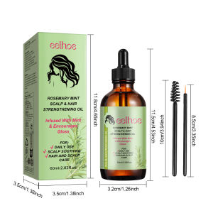 new Rosemary Hair Care Essential Oil Prevent Hair Loss Reduct Dryness Frizz Nourish The Scalp Stabiliz The Roots Hair Care Products hot