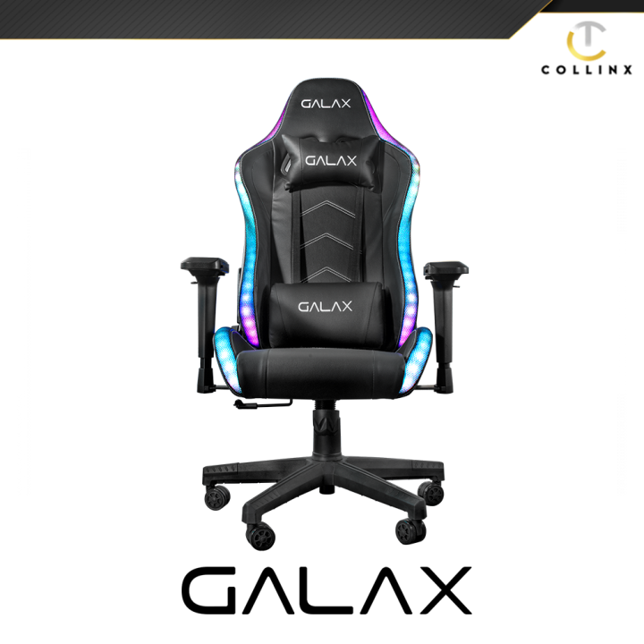 Rgb Gaming Adjustable Game Chair Galax RGB Black Gaming Chair GC