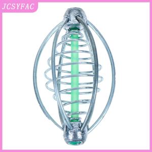 JCSYFAC  Fishing feeder swim feeders spring lead sinker 5cm 6cm 7cm