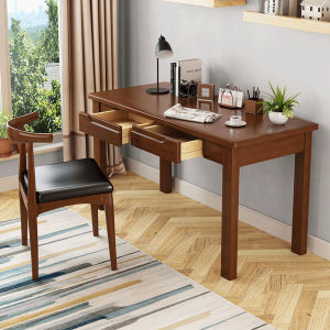 Desk for students home use solid wood legs bedroom writing desk simple office desk study table computer desktop table